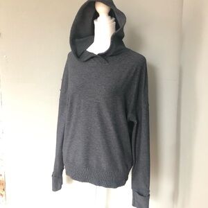 Lululemon Charcoal Hooded Hoodie Sweater for Women